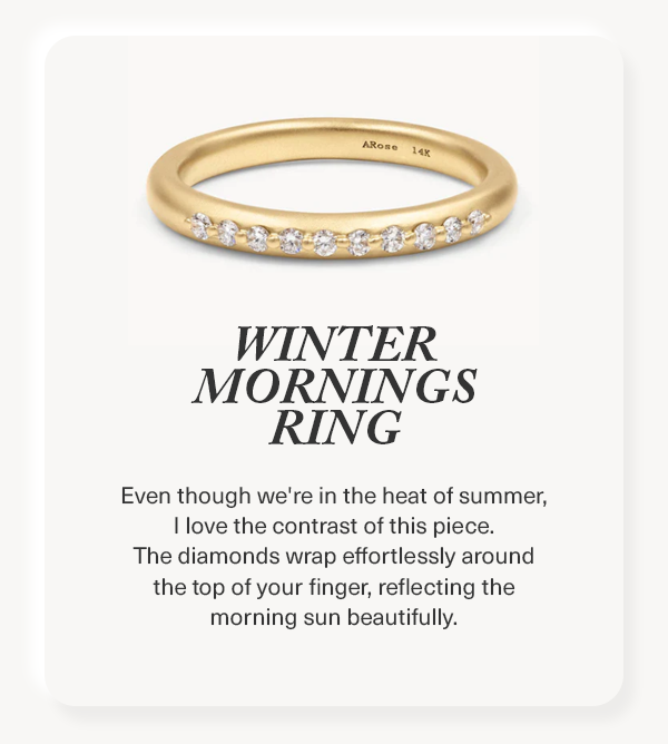 Winter Mornings Ring