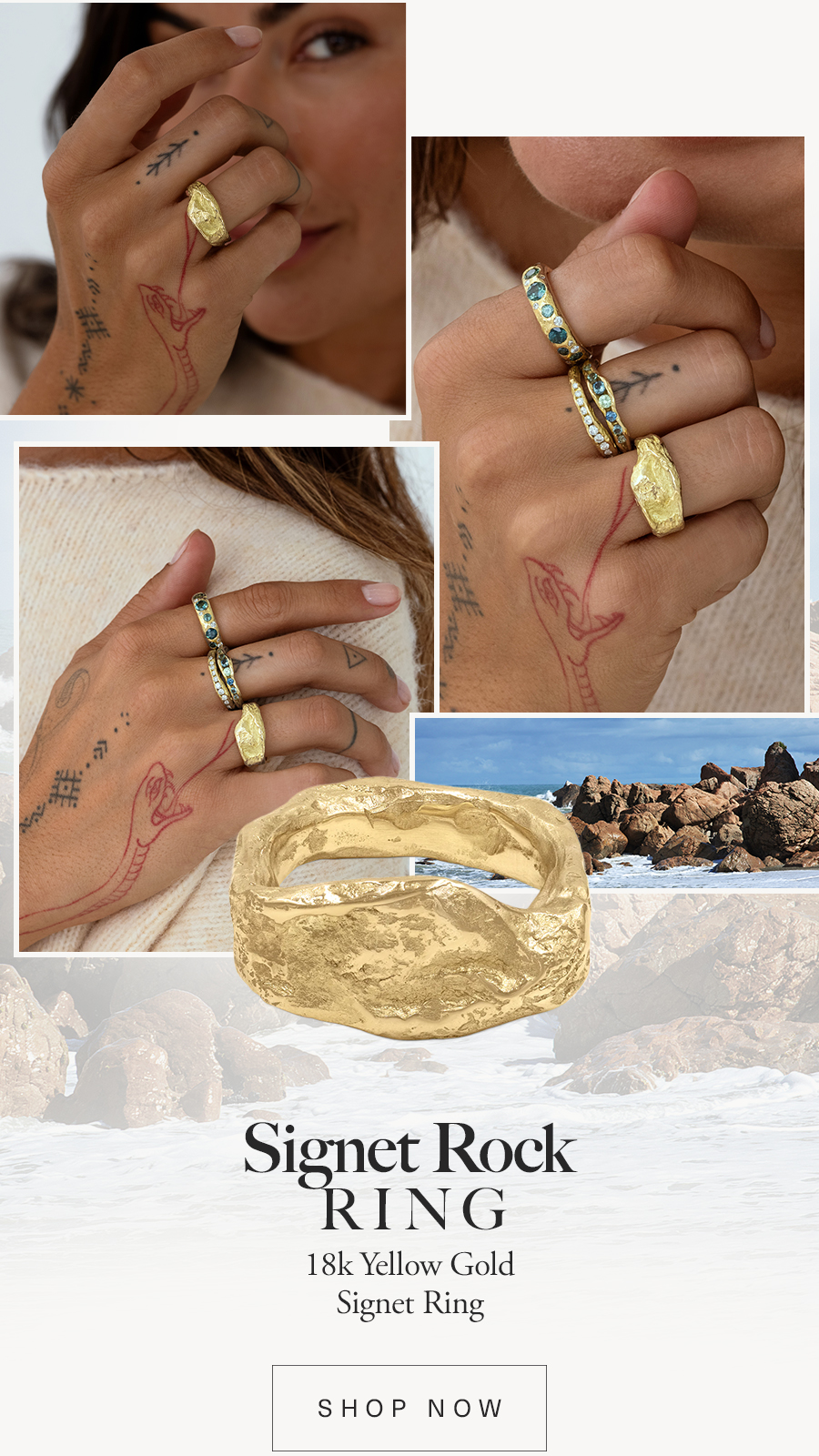 Signet Rock Ring