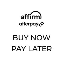 Affirm/ AfterPay Logo. Text: Buy Now Pay later
