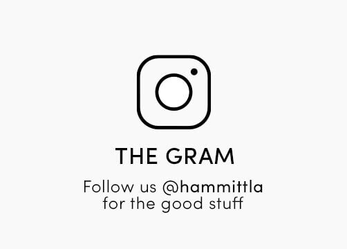 Instagram Icon. THE GRAM | Follow us @hammittla for the good stuff