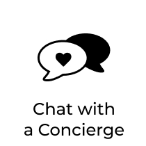 Chat Icon. Text: Chat with a Concierge