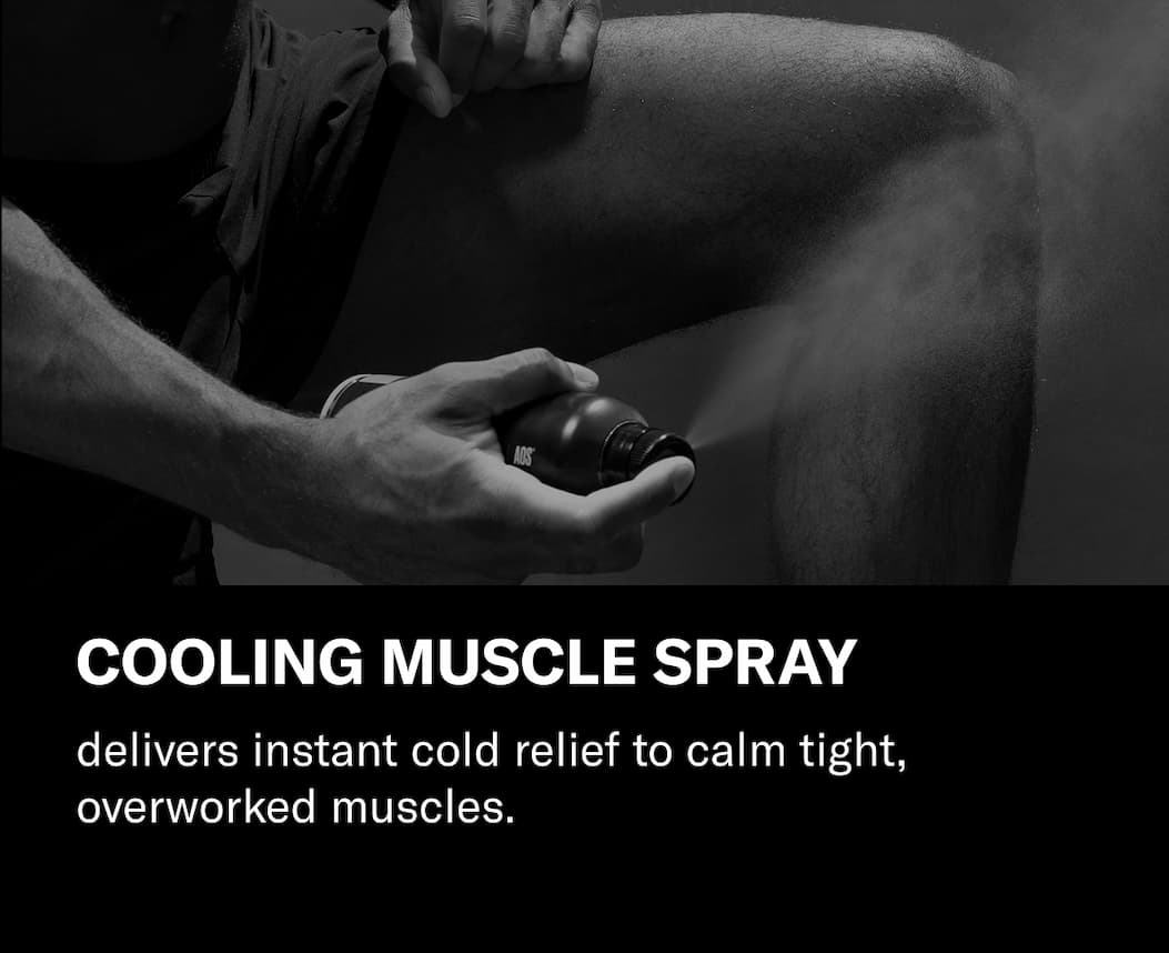 Cooling Muscle Spray delivers instant cold relief to calm tight, overworked muscles