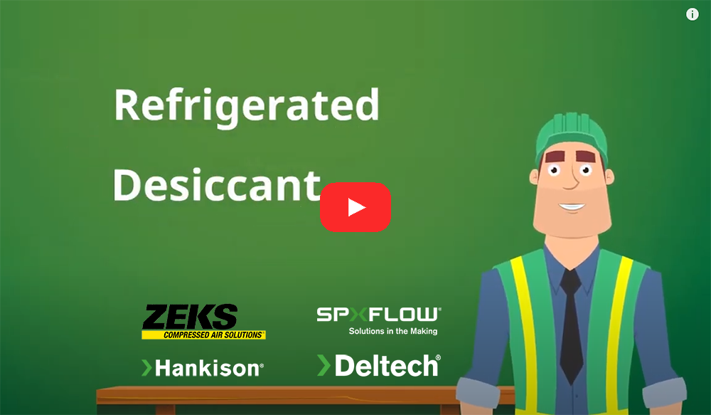 Types of compressed air dryers