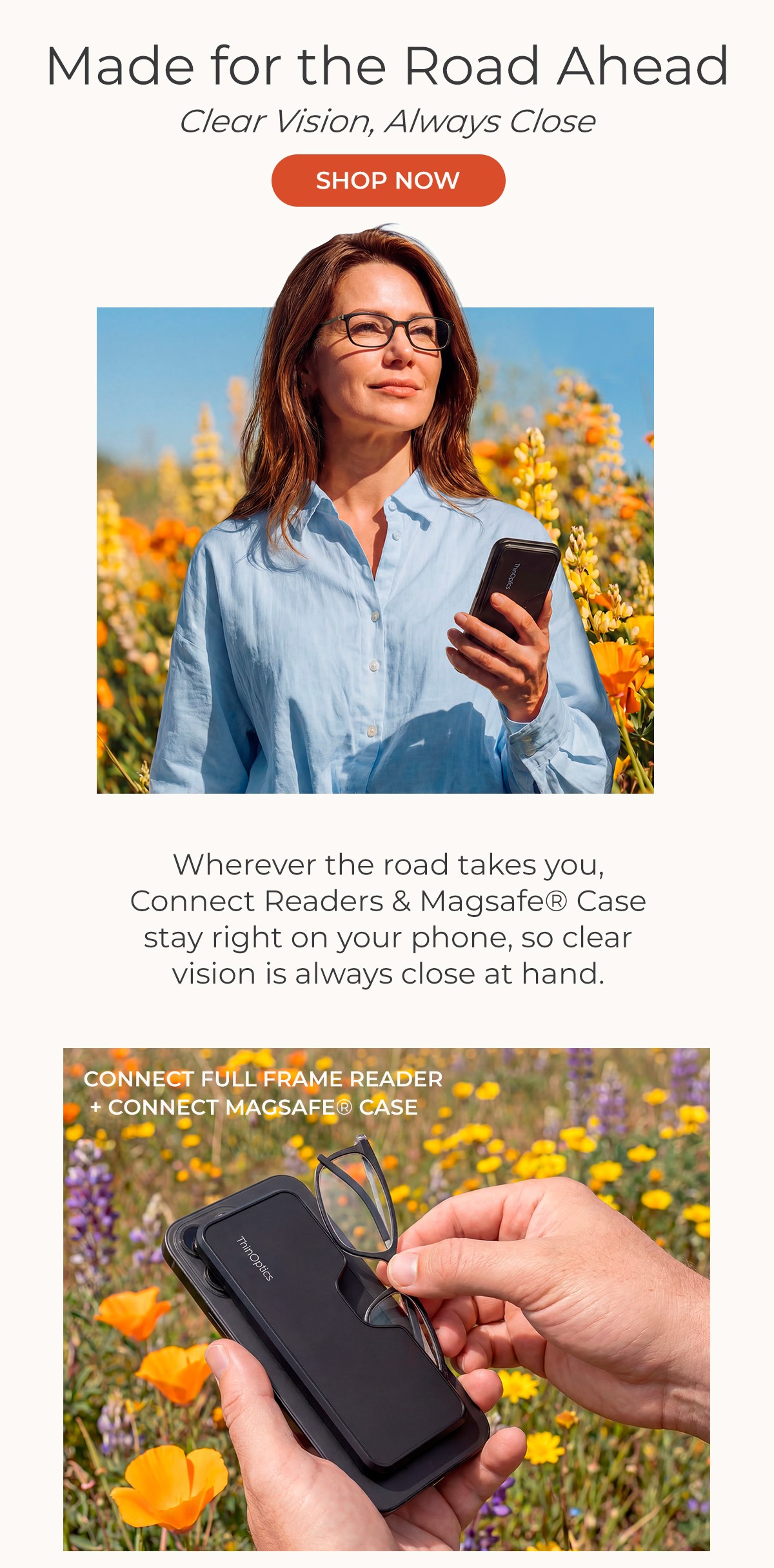 Connect Readers + Connect MagSafe Case: Made for the Road Ahead