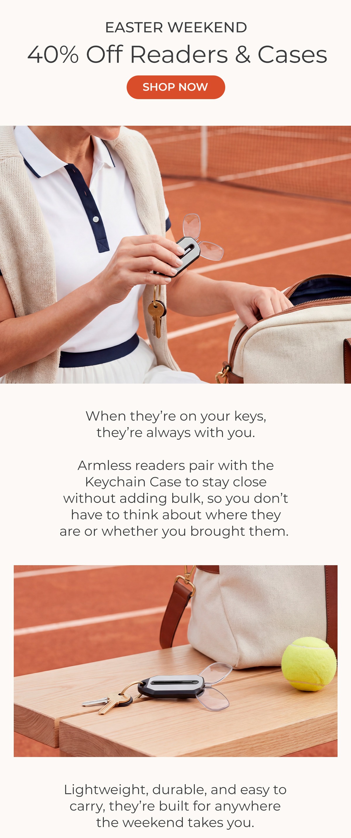 Easter Weekend: 40% Off Readers & Cases