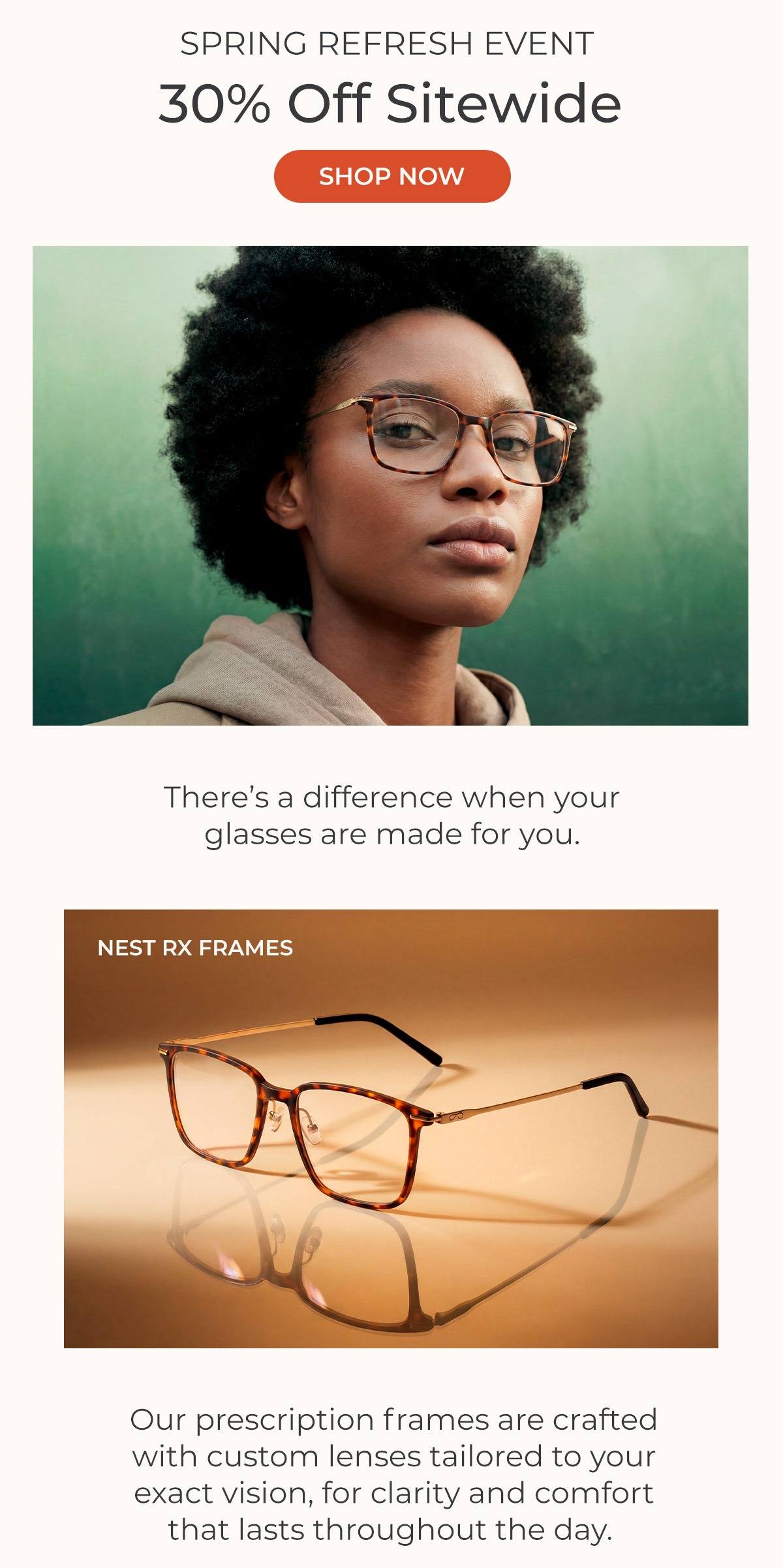 Spring Refresh Event: Enjoy 30% Off Sitewide