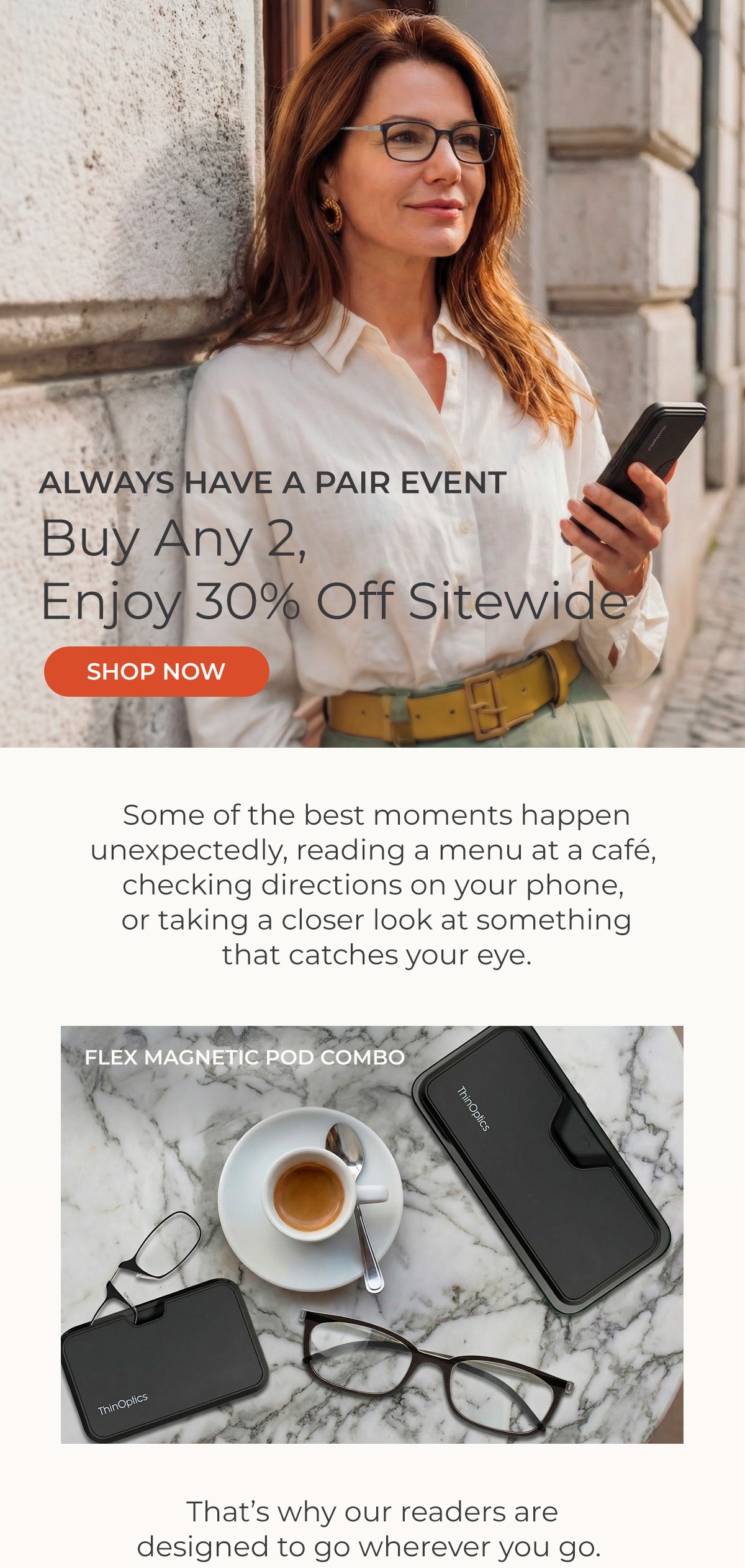 Always Have a Pair Event: Buy 2, Get 30% Off