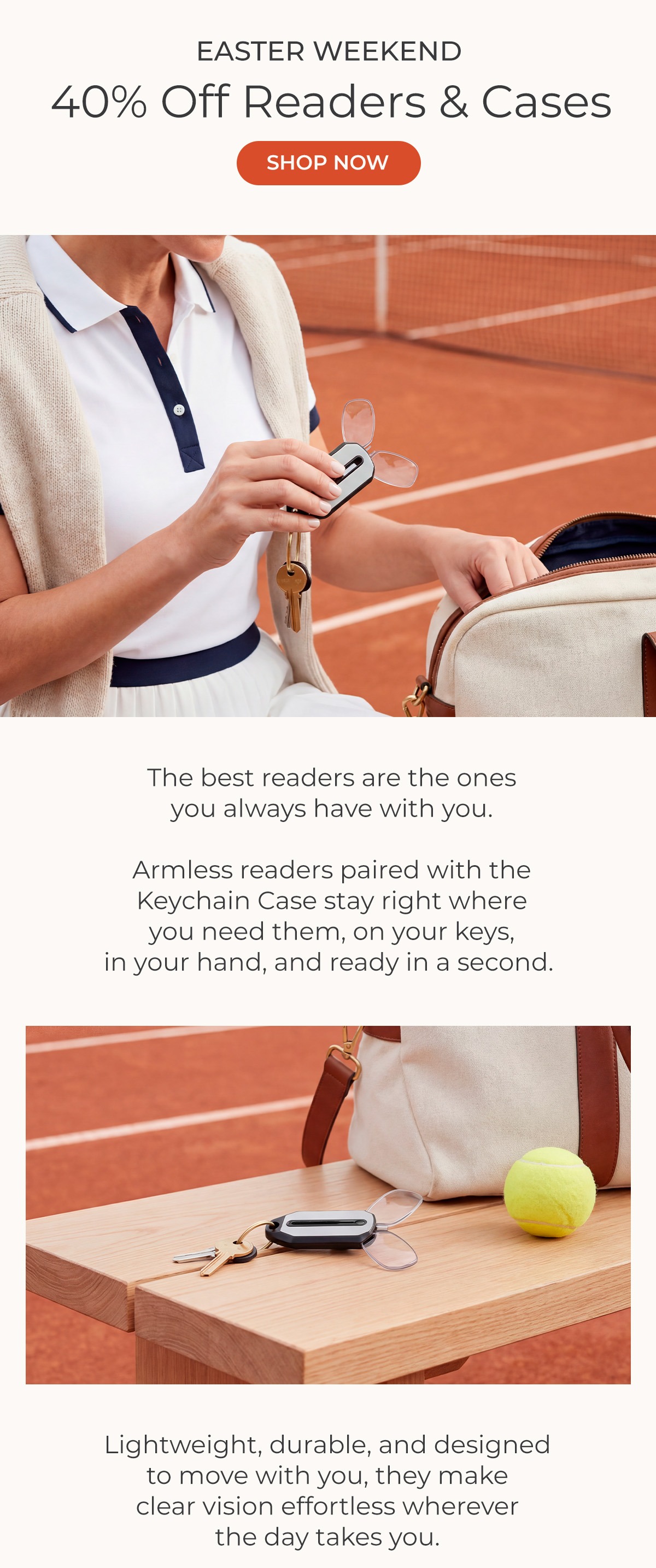 Easter Weekend: 40% Off Readers & Cases