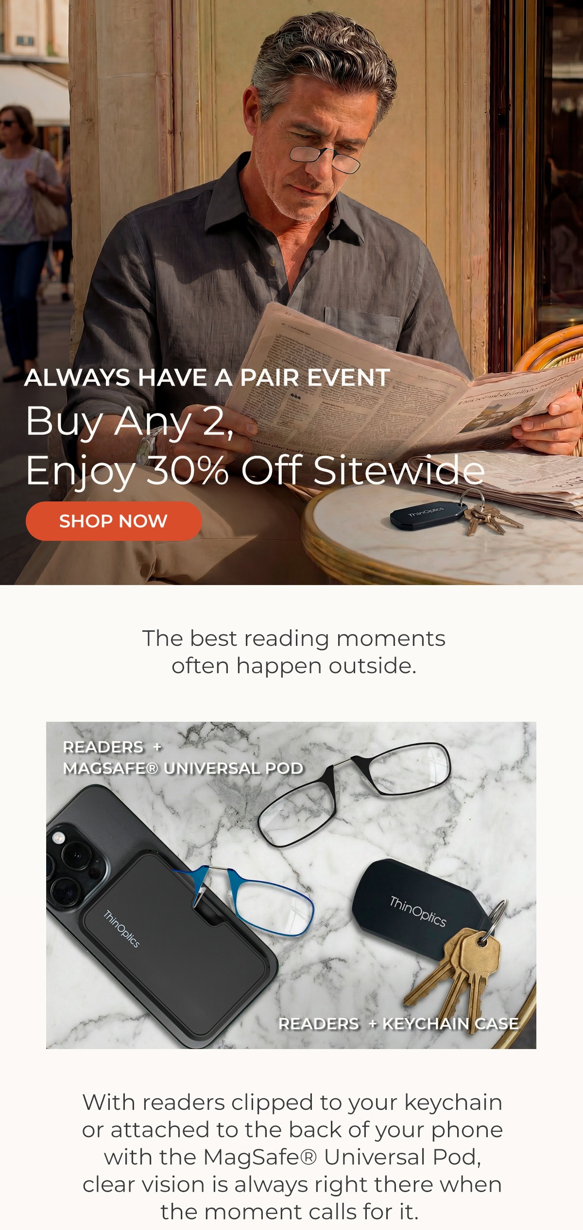 Always Have a Pair Event: Buy 2, Get 30% Off