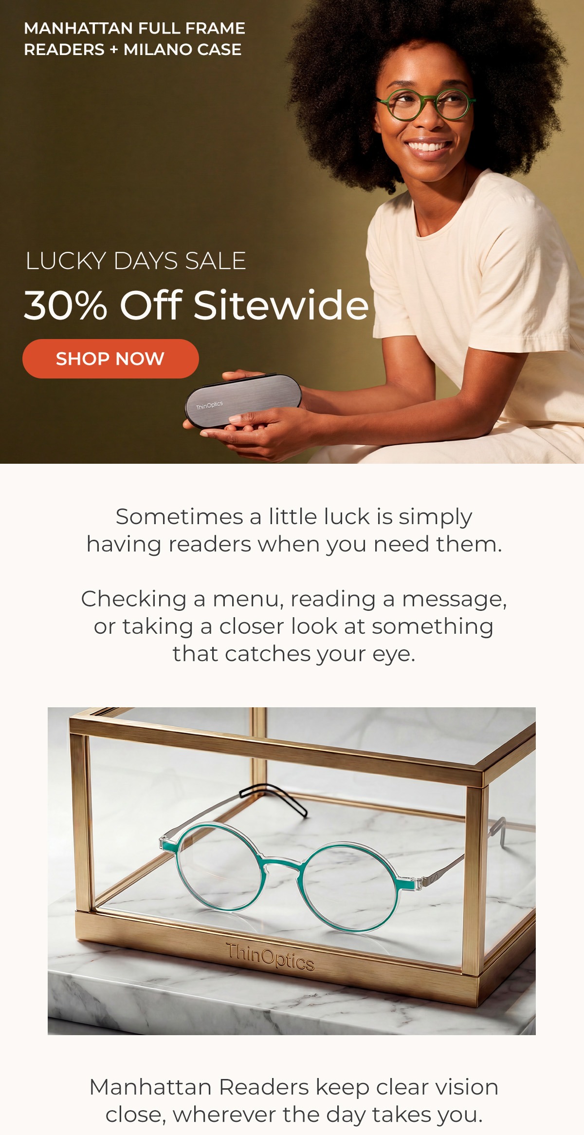 Lucky Days Sale: Enjoy 30% Off Sitewide