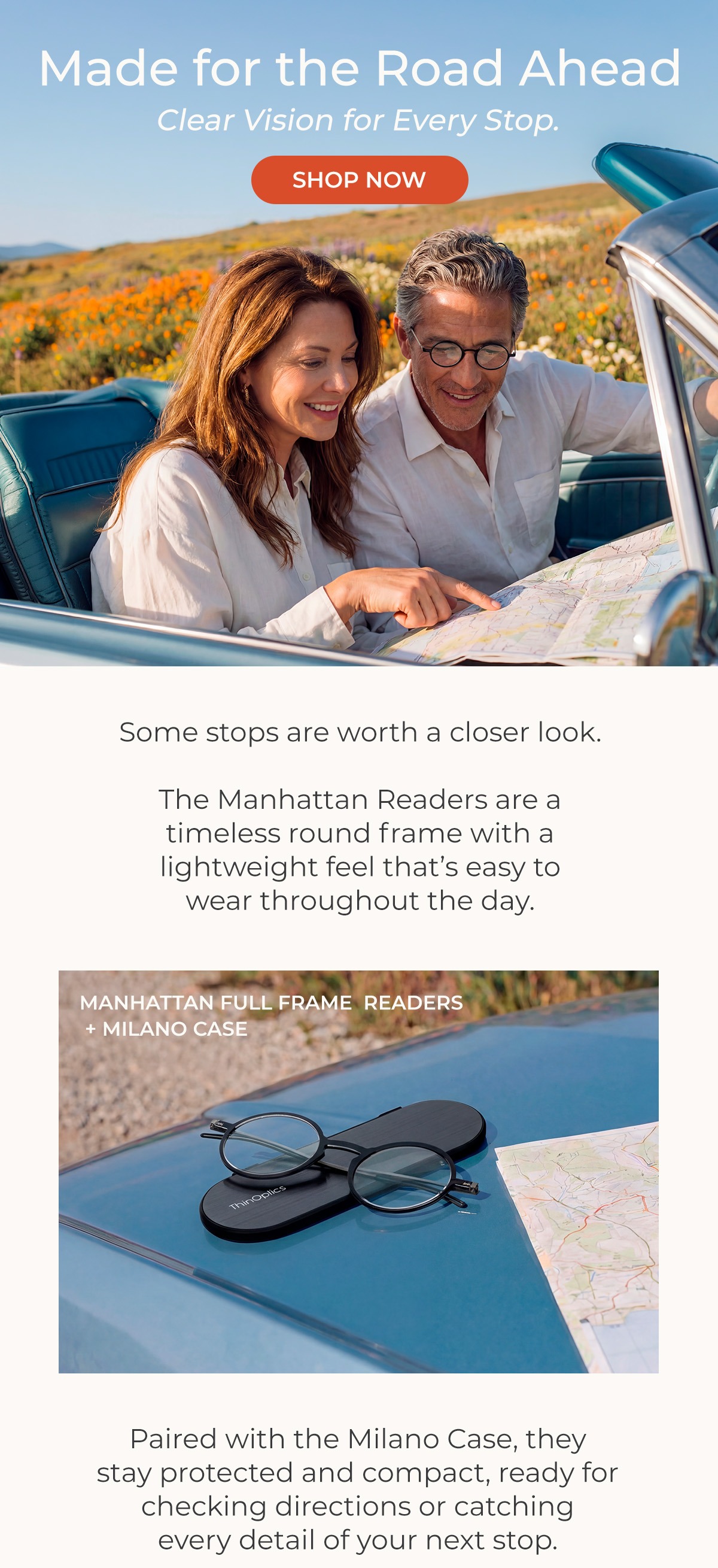 Manhattan Readers + Milano Case: The Pair You Bring Everywhere