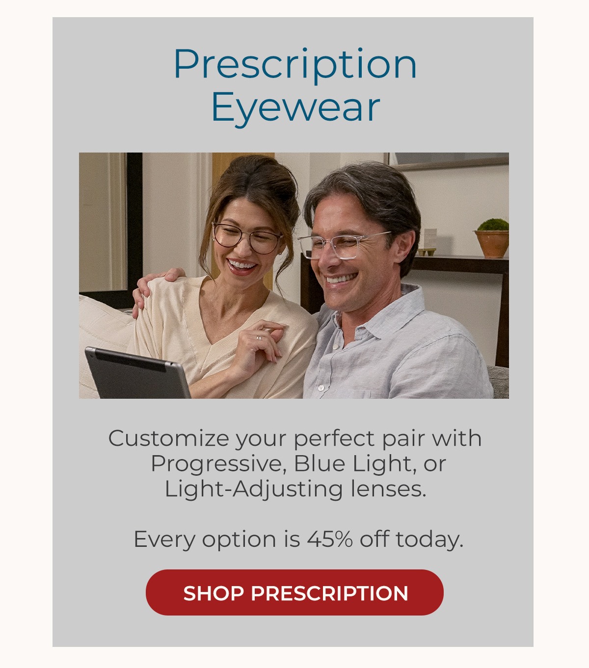 45% Off Sitewide | Black Friday Sale - Shop Prescription Eyewear