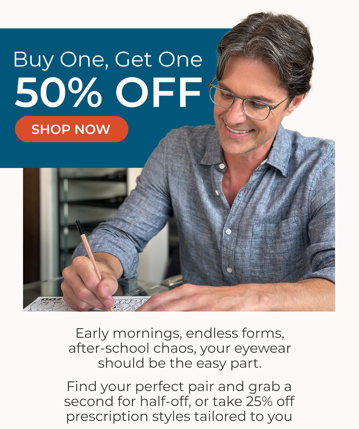 Buy One, Get One 50% Off