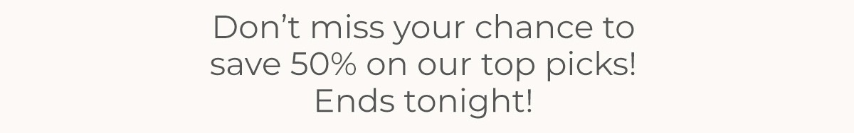 50% Off Best Sellers