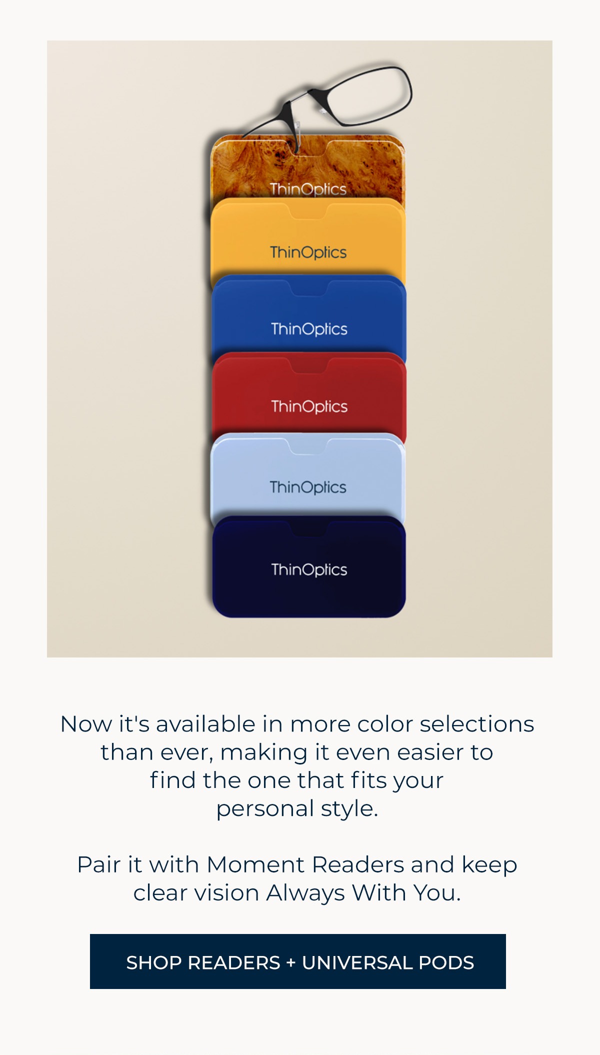 New Universal Pod Colors now available