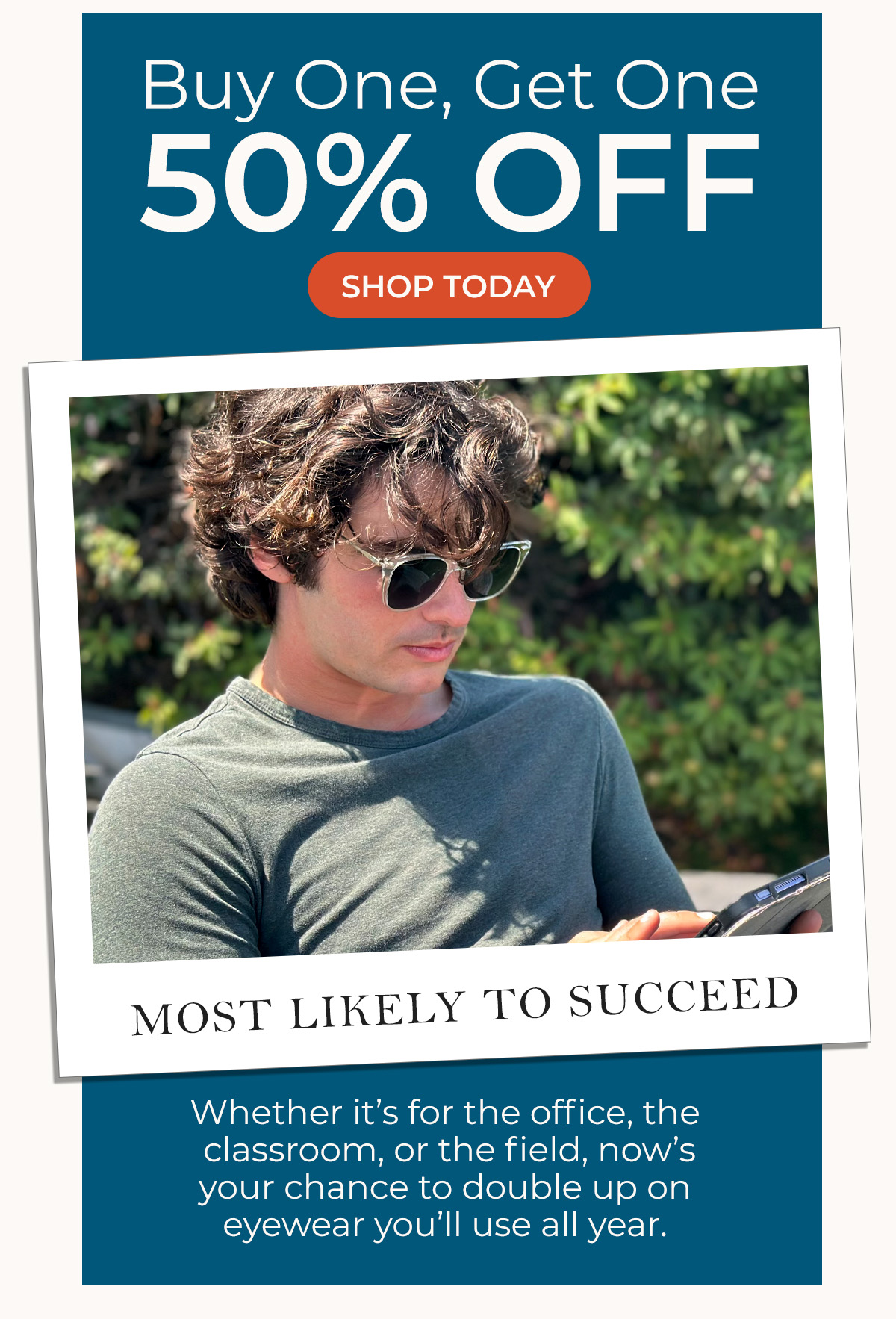 Buy One, Get One 50% Off