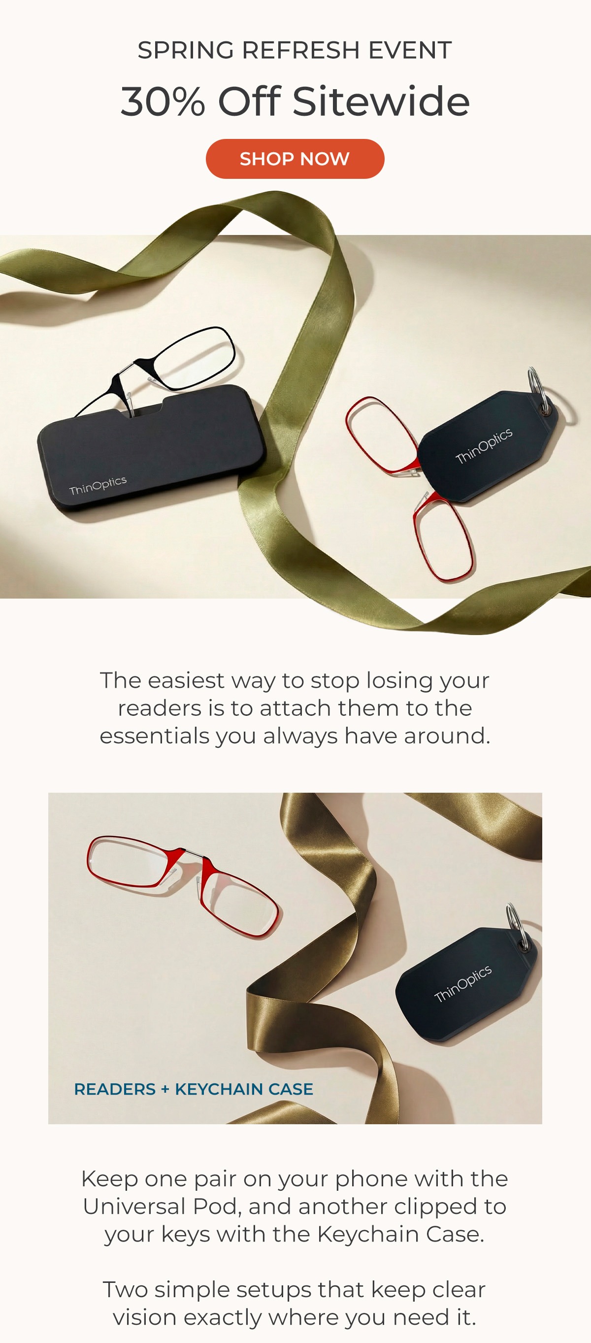 Spring Refresh Event: Enjoy 30% Off Sitewide