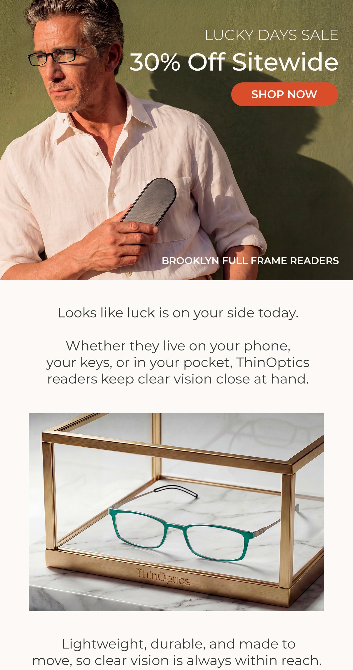 Lucky Days Sale: Enjoy 30% Off Sitewide