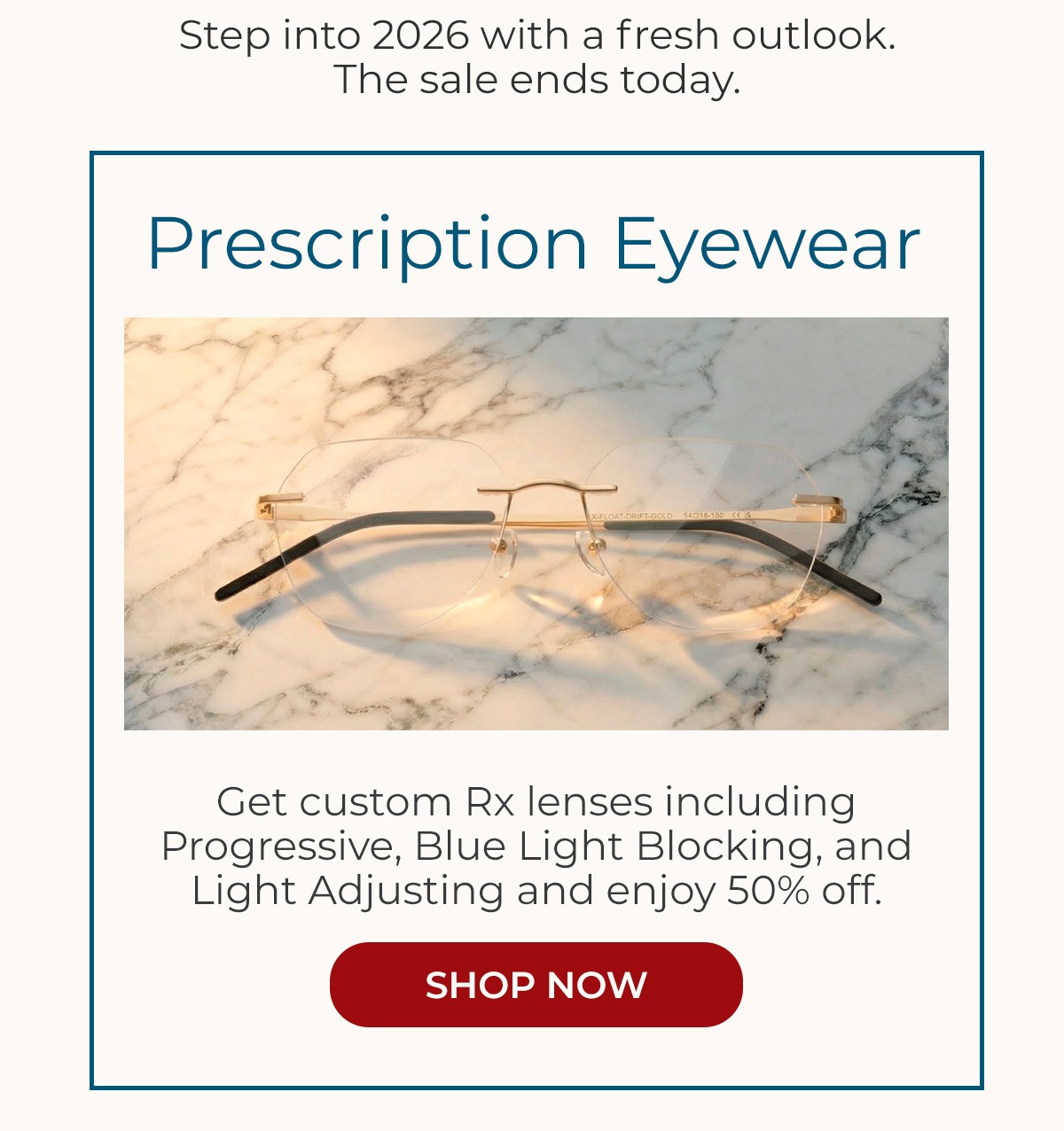 Shop Prescription Eyewear | 50% Off Sitewide