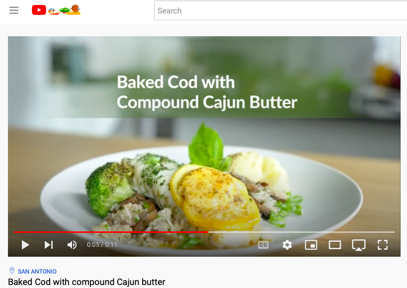 It's Here! — Our Baked Cod with Compound Cajun Butter Zedric's