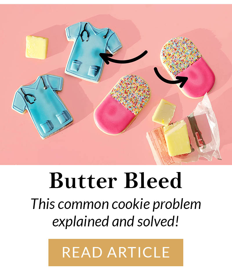 Free guides Butter Bleed, Making Sage Green, Storing Icing The