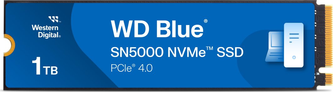 Dysk SSD WD Blue SN5000 1TB M.2 2280 PCI-E x4 Gen4 NVMe