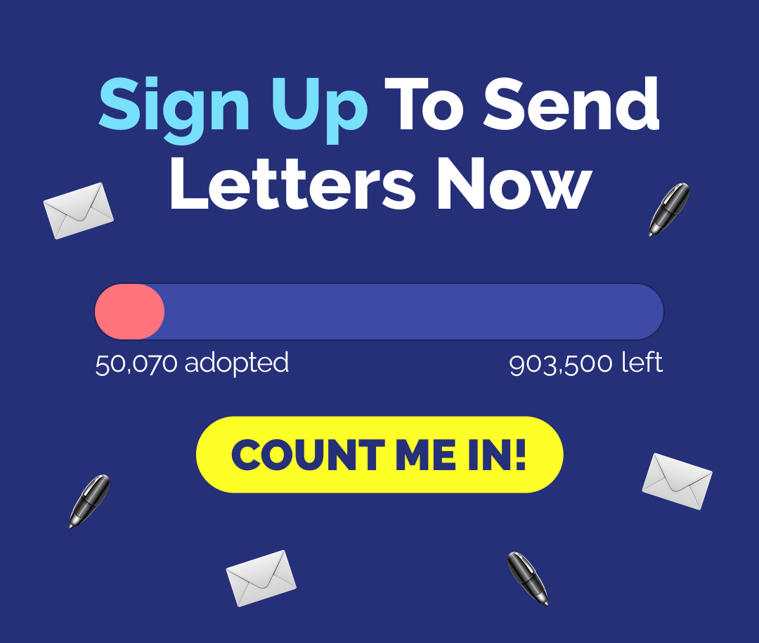 Sign Up To Send Letters Now