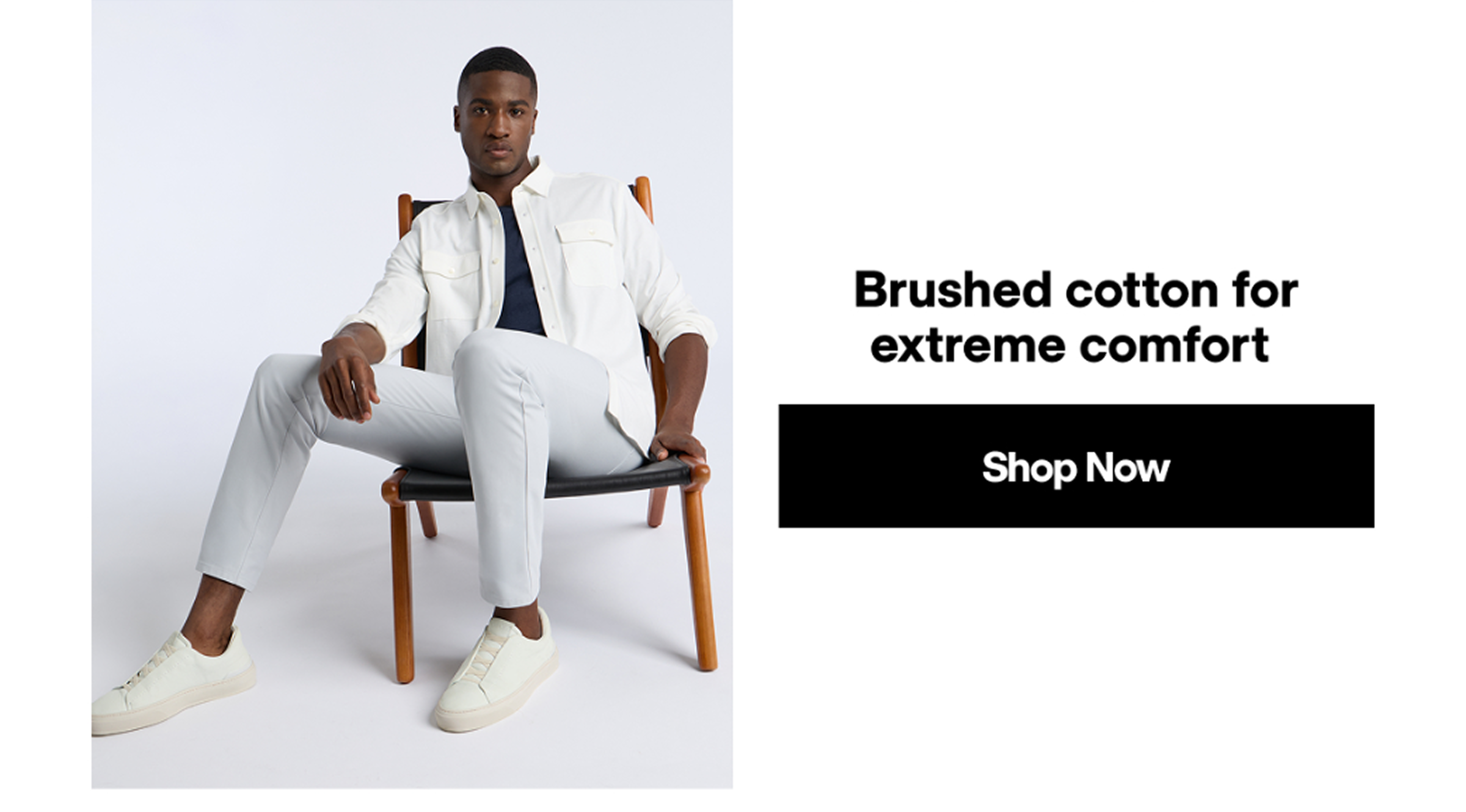 Brushed cotton for extreme comfort | Shop Now