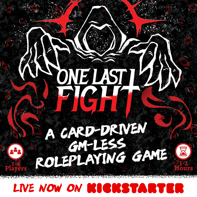 One Last Fight - A GM-Less Card-Based RPG