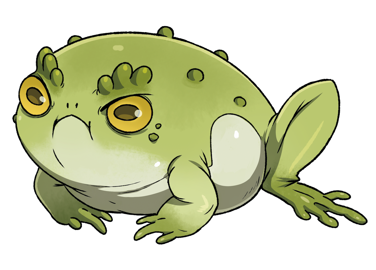 Angy Frog
