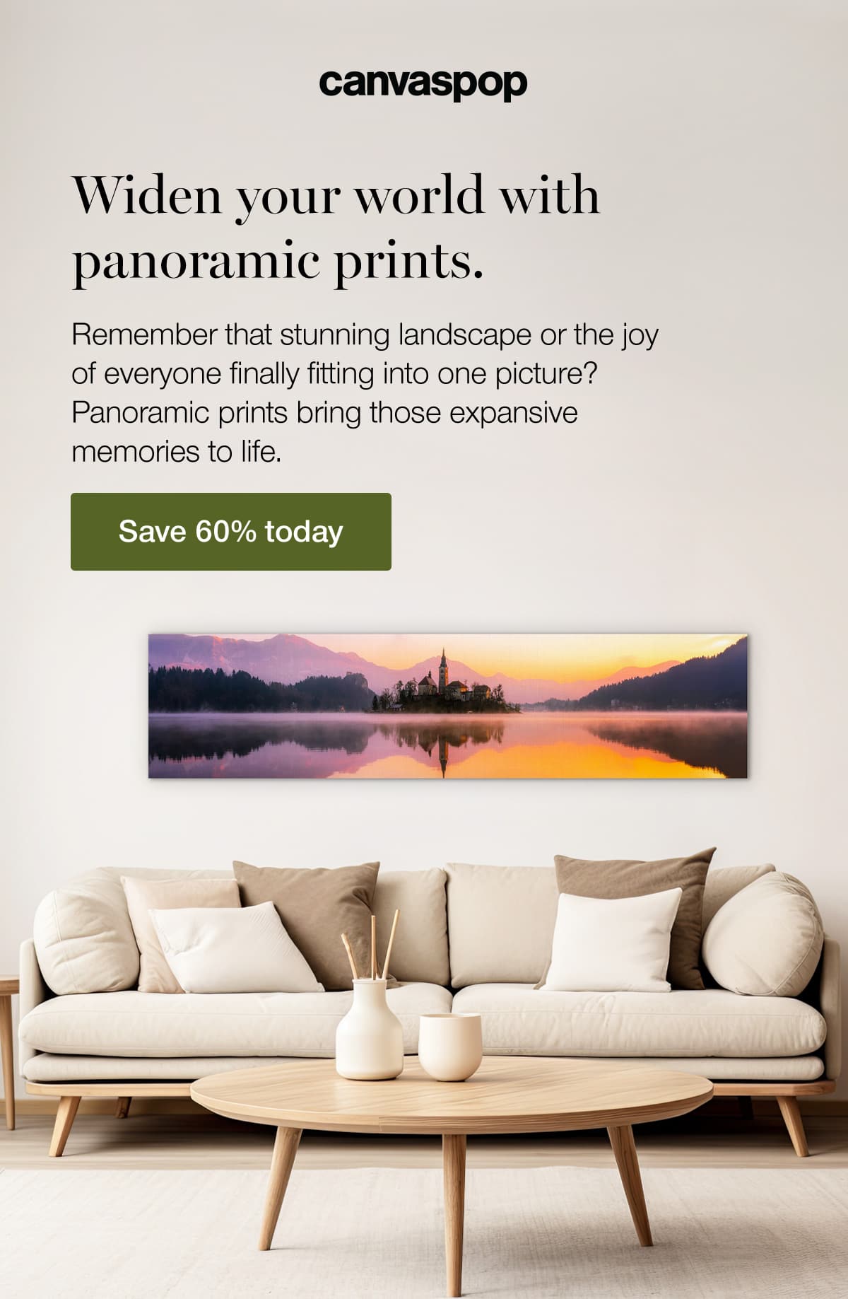 Widen your world with panoramic prints. Remember that stunning landscape or the joy or everyone finally fitting into one picture? Panoramic prints bring those expansive memories to life.