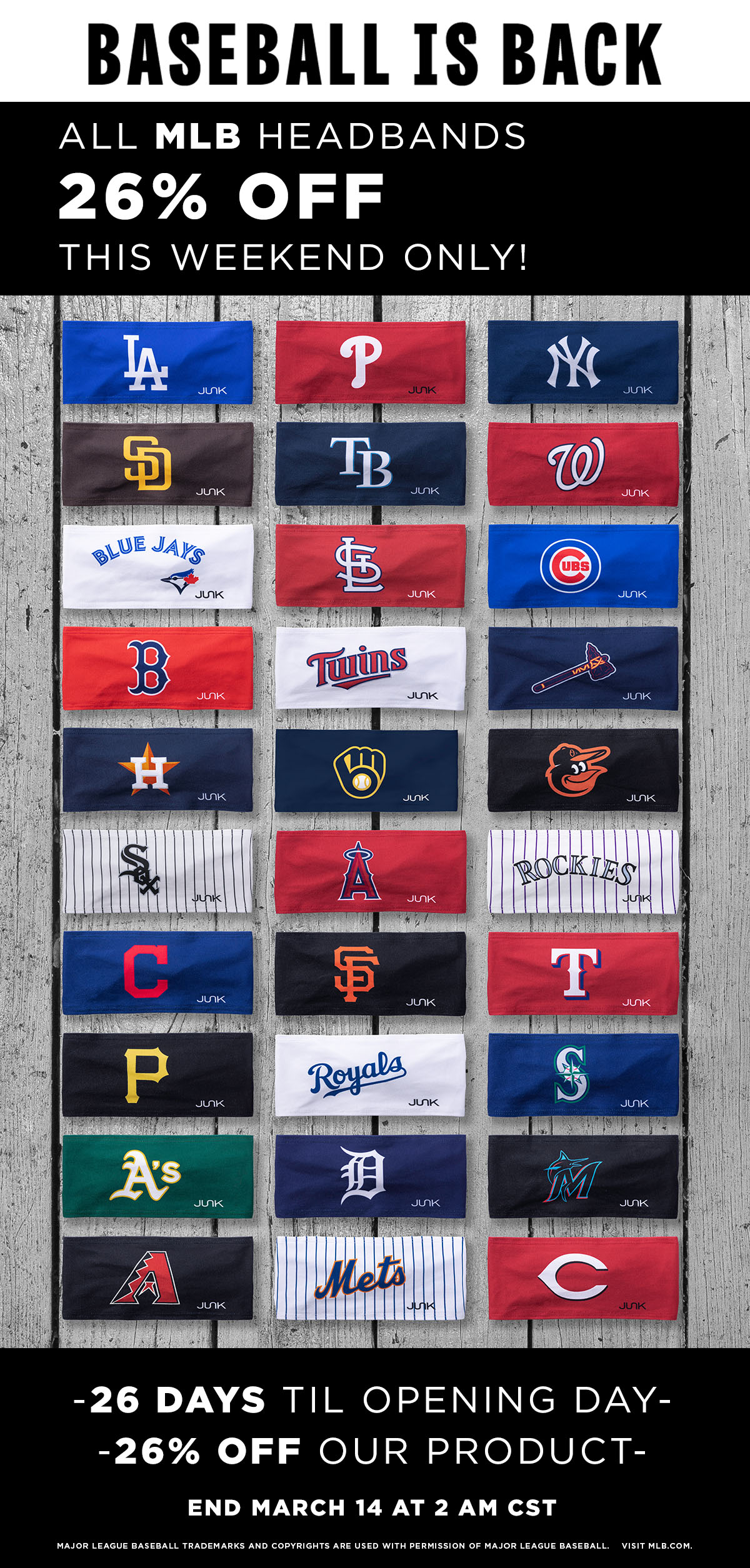 MLB Headbands | Shop Now