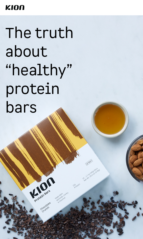 The truth about "healthy" protein bars 🍫 Kion