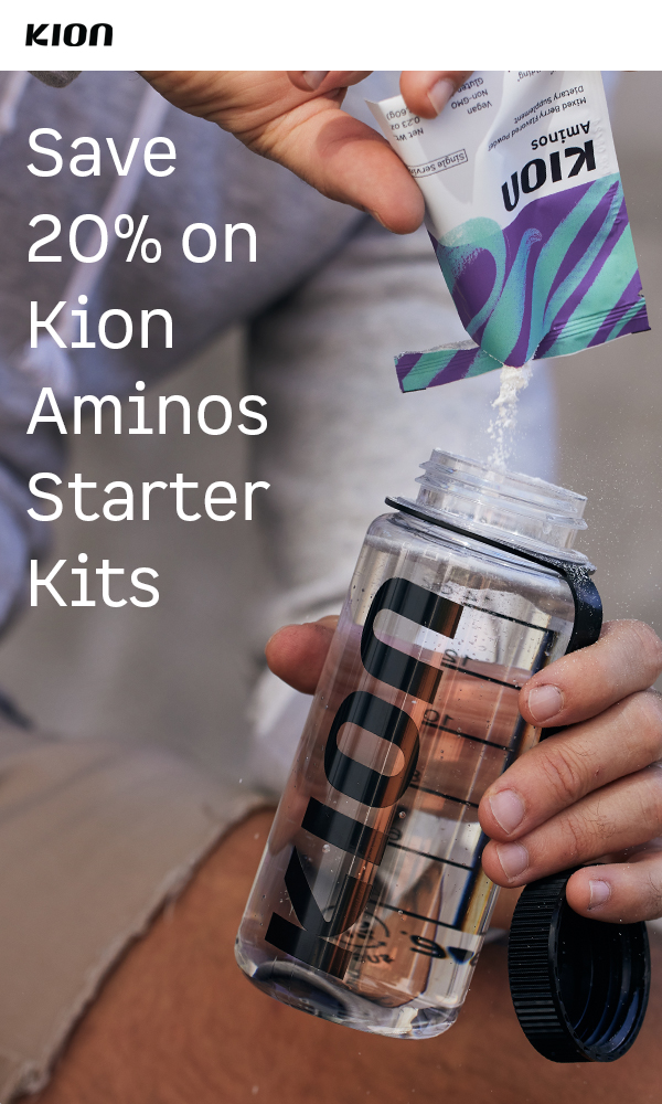 20 off Kion Aminos Starter Kits Kion