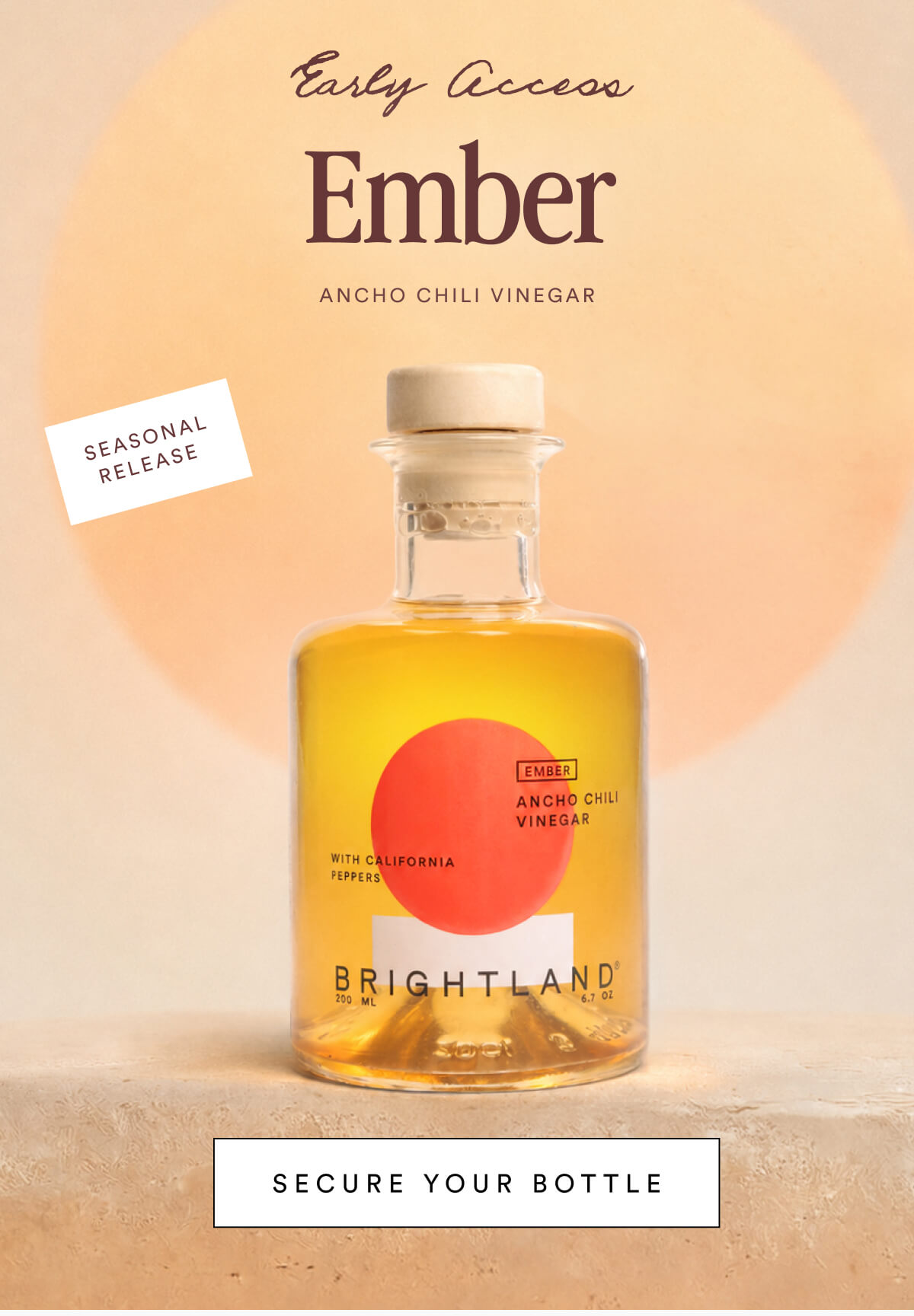 EARLY ACCESS: Ember Ancho Chili Vinegar