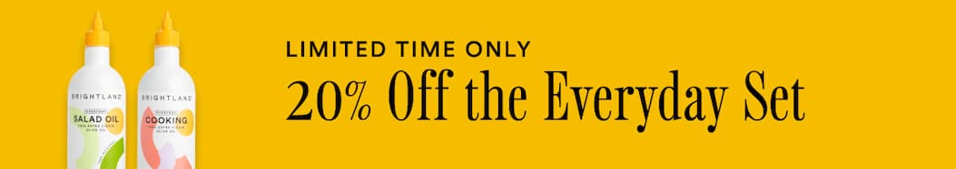 For a limited time only, take 20% off the Everyday Set