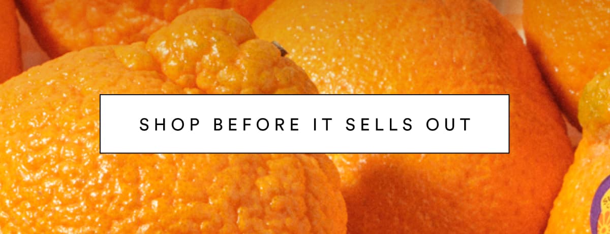 SHOP BEFORE IT SELLS OUT