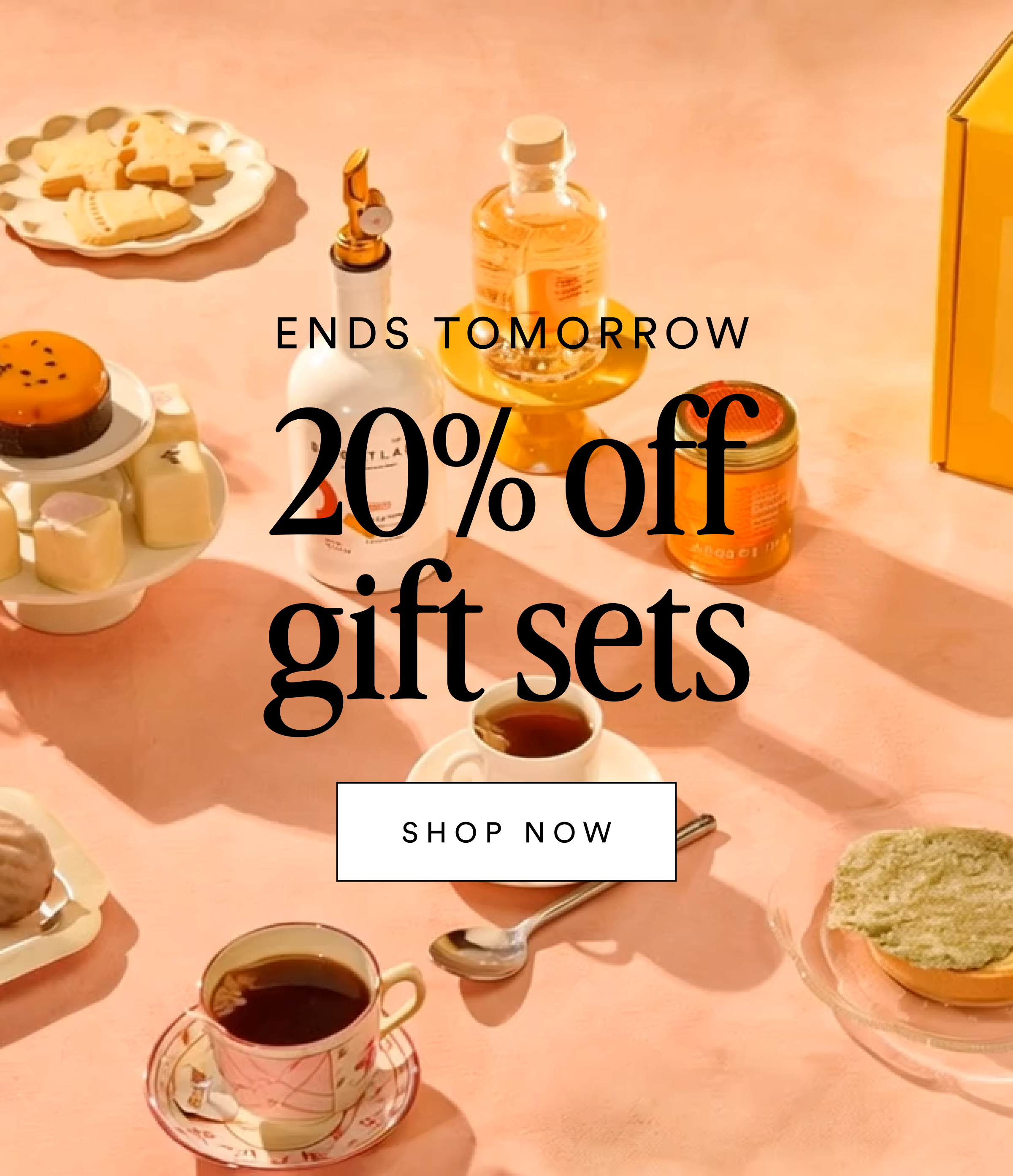 Ends tomorrow: 20% OFF gift sets