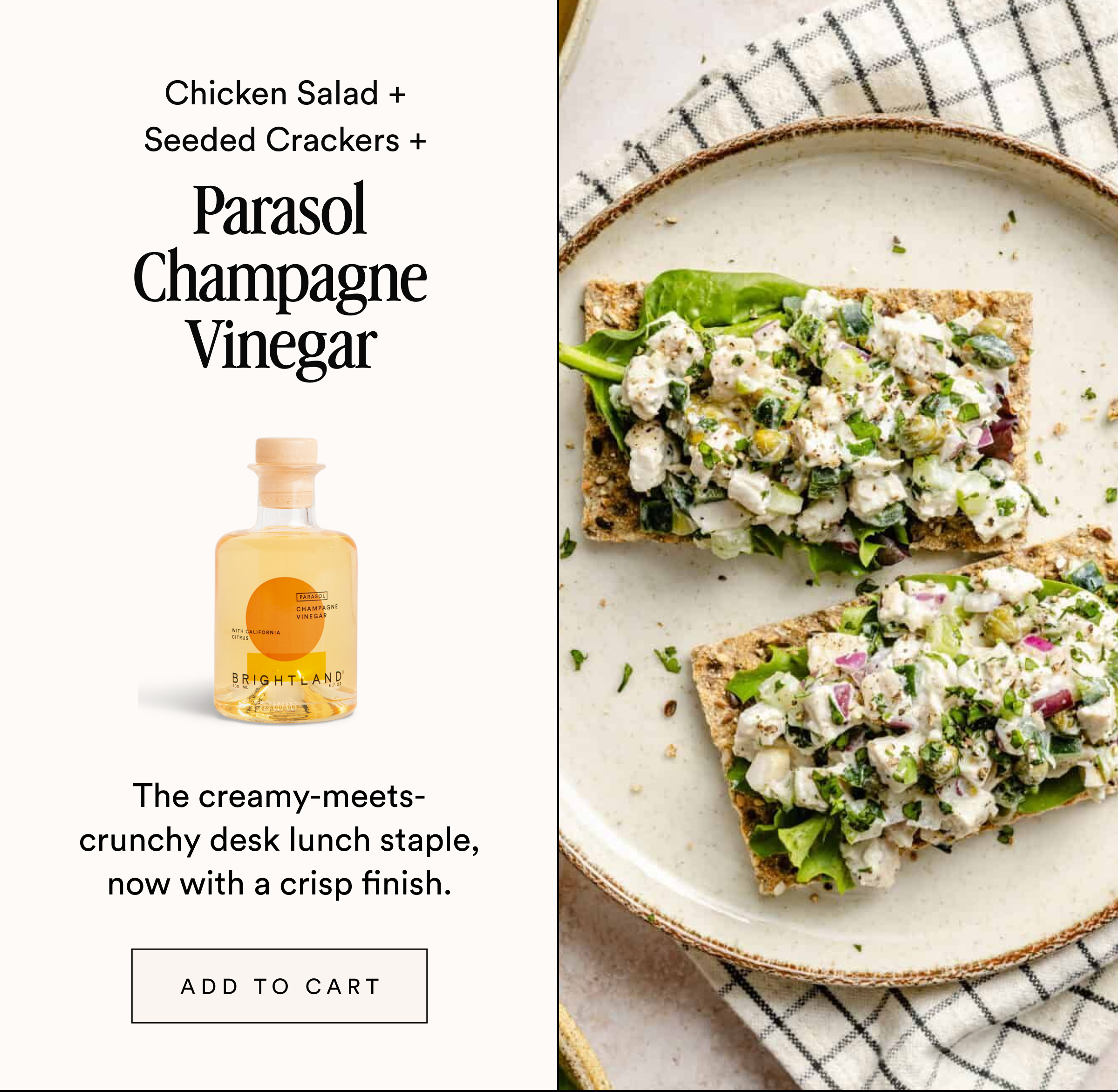 Shop Parasol Champagne Vinegar