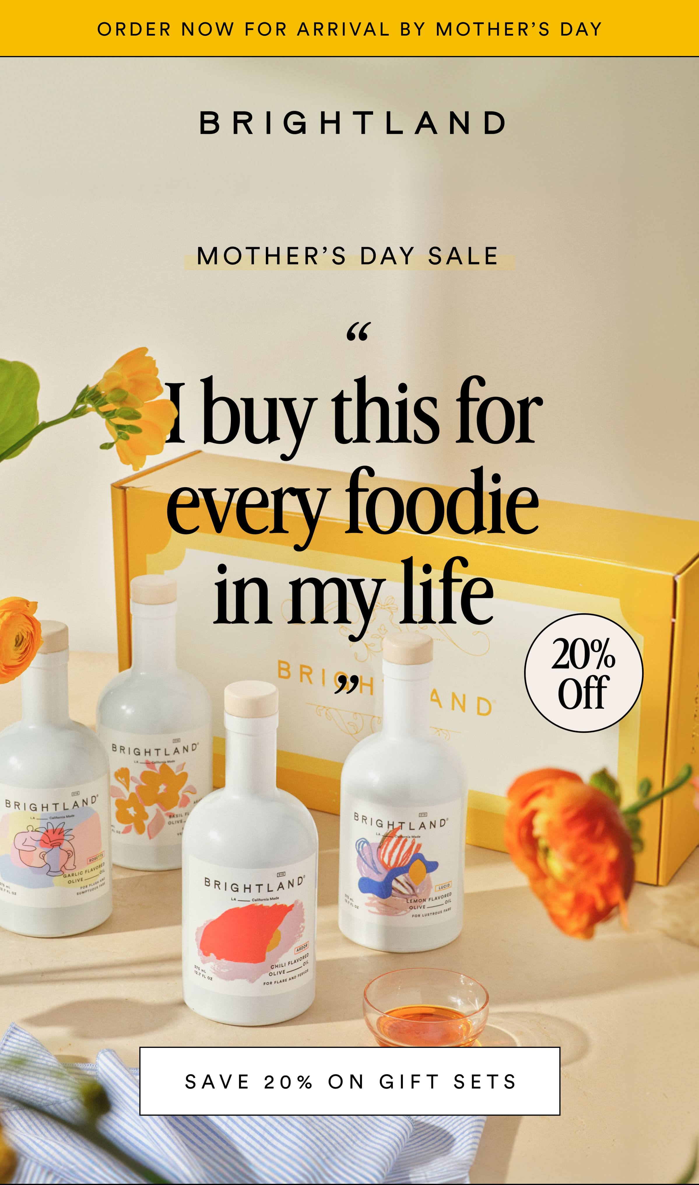 Order now for arrival by Mother’s Day mother’s day sale I buy this for every foodie in my life “ “ 20%Off Save 20% on Gift Sets