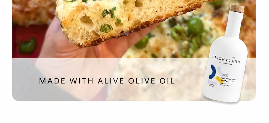 Made with Alive Olive Oil