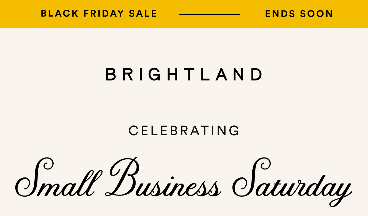 BLACK FRIDAY SALE ENDS SOON celebrating Small Business Saturday