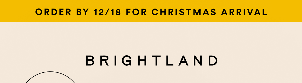 ORDER BY 12/18 FOR CHRISTMAS ARRIVAL LOGO