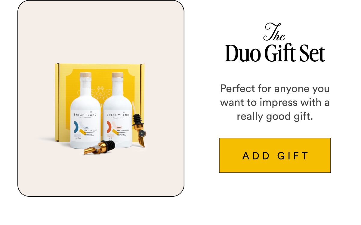 The Duo Gift Set Perfect for anyone you want to impress with a really good gift. ADD GIFT