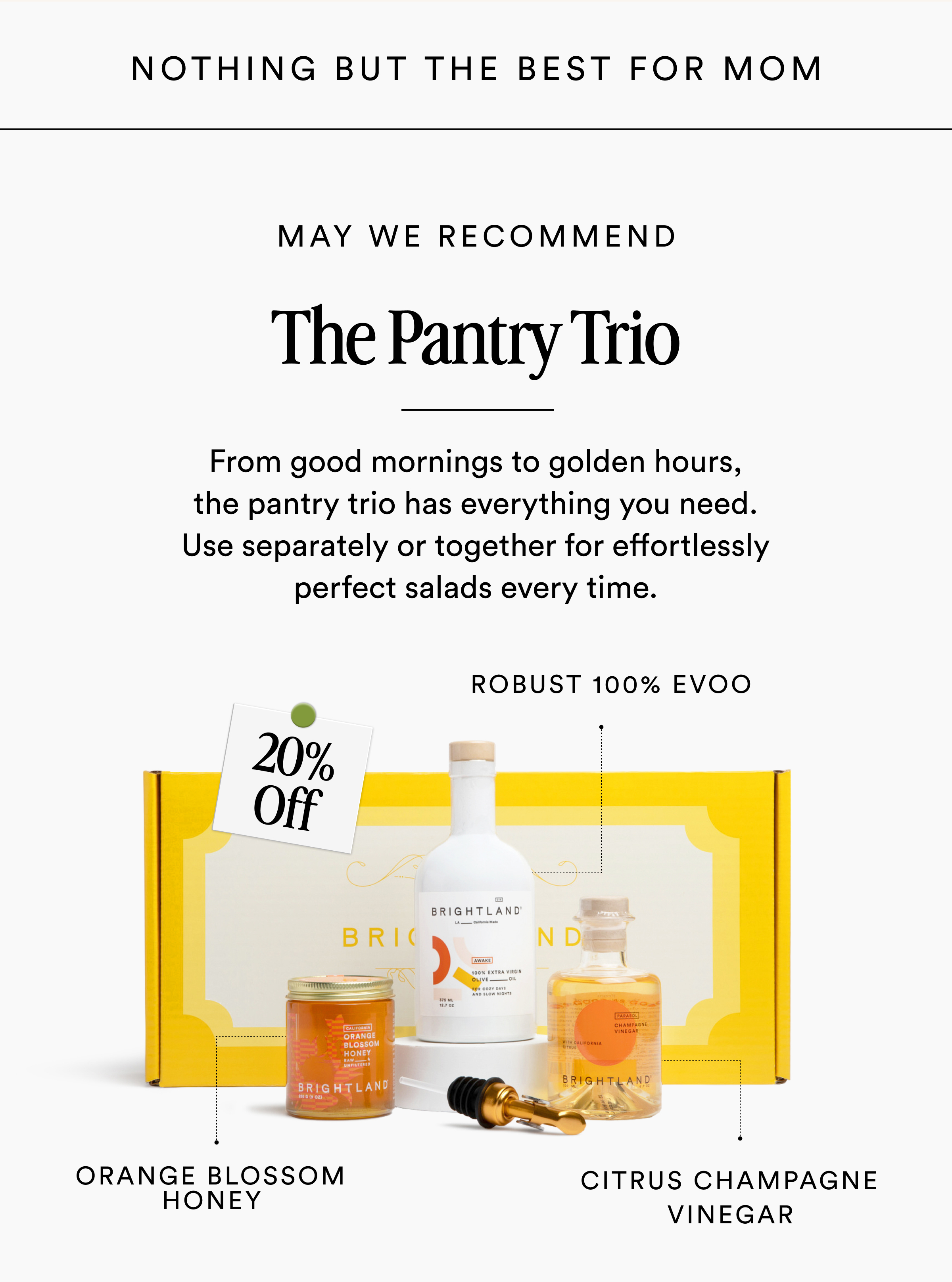 The Pantry Trio