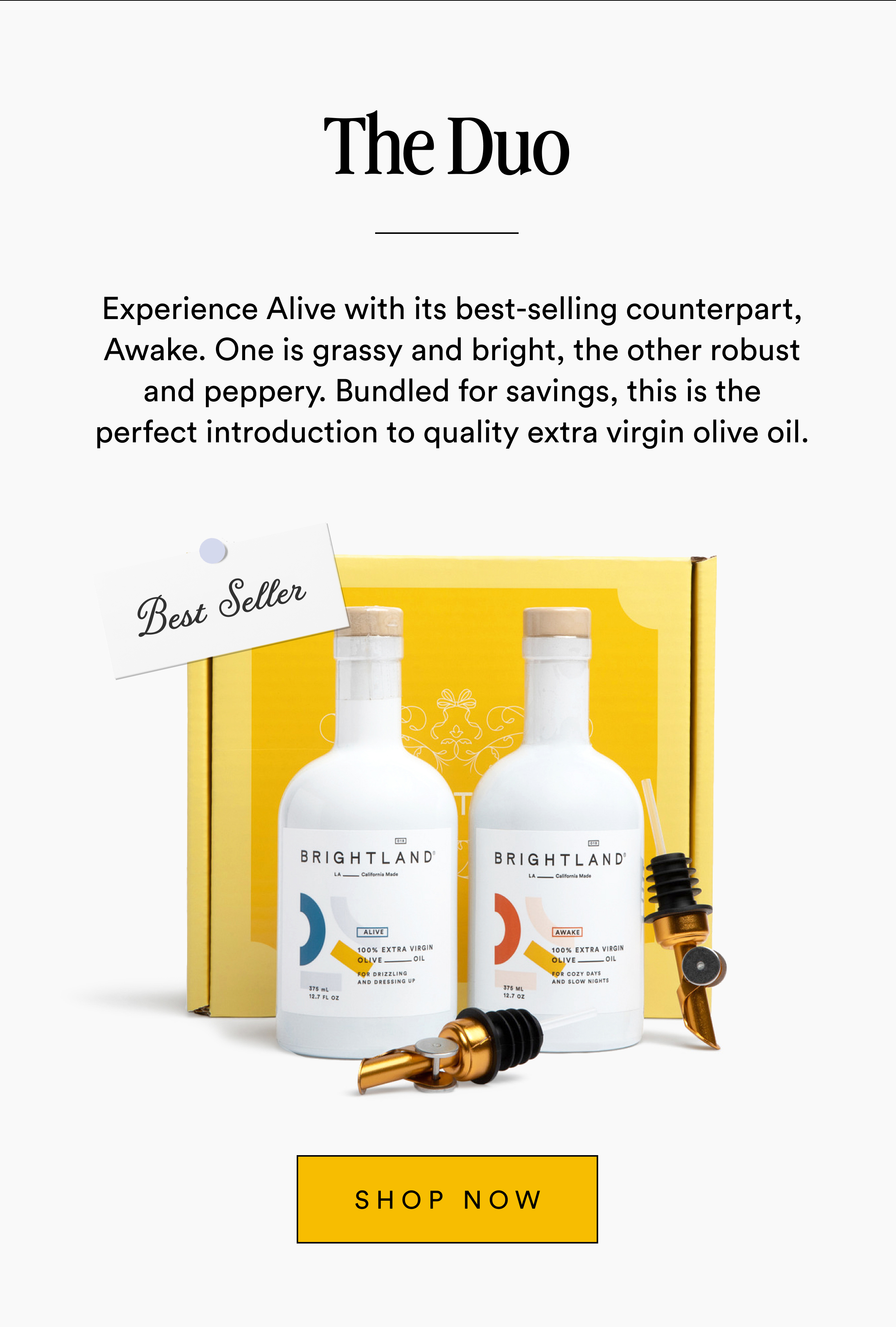 Experience Alive along with it's best-selling counterpart: Awake