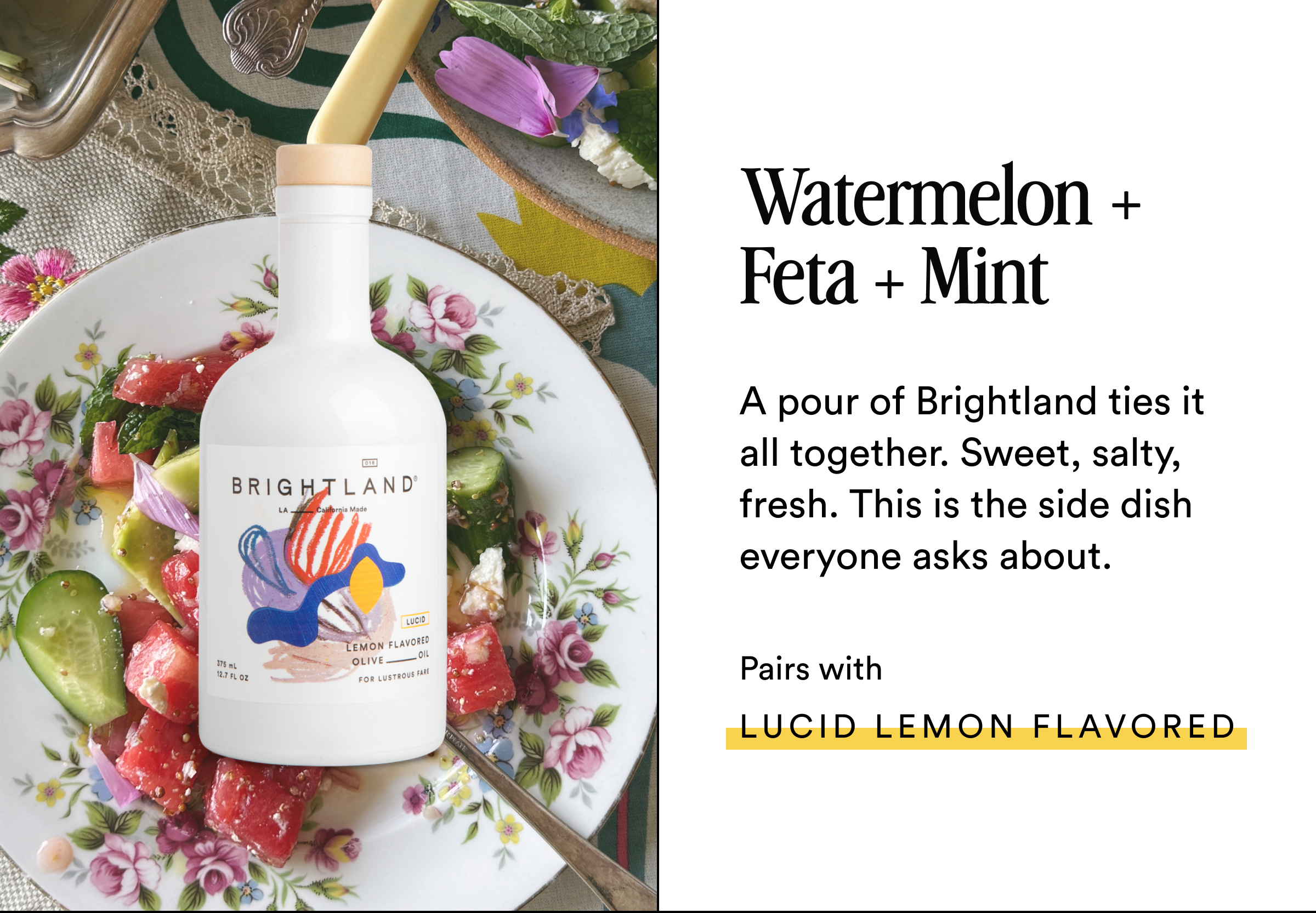 Watermelon + Feta + Mint