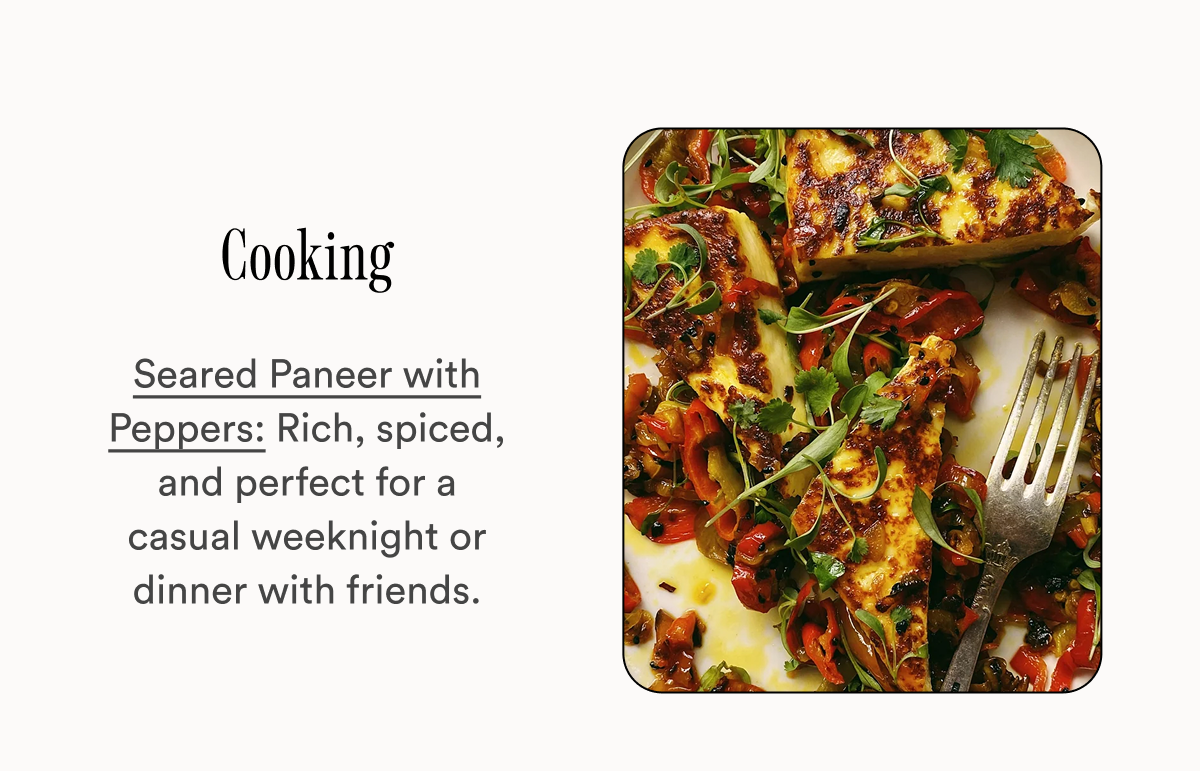 Cooking Seared Paneer with Peppers: Rich, spiced, and perfect for a casual weeknight or dinner with friends. Cooking Seared Paneer with Peppers: Rich, spiced, and perfect for a casual weeknight or dinner with friends.