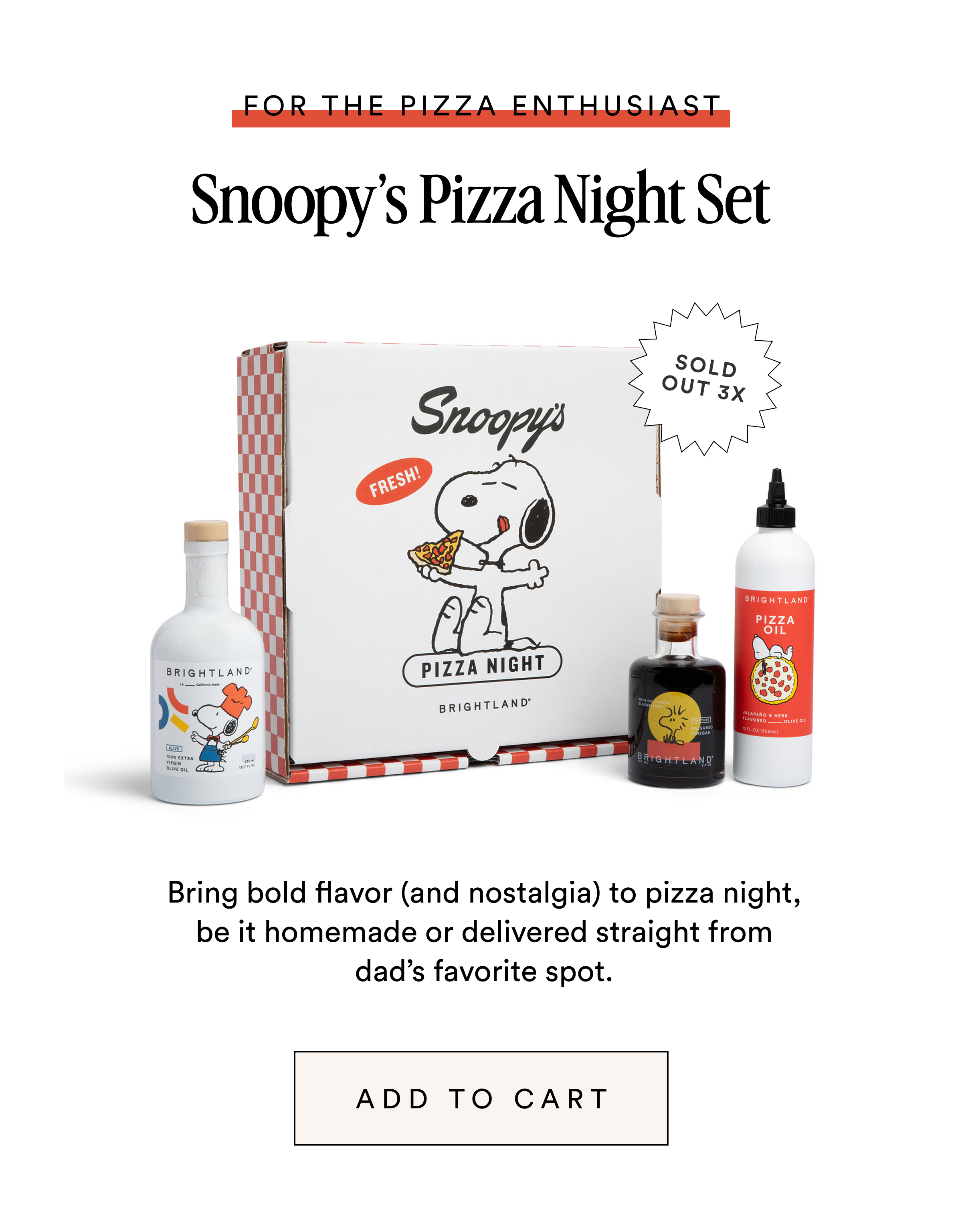 Snoopy's Pizza Night