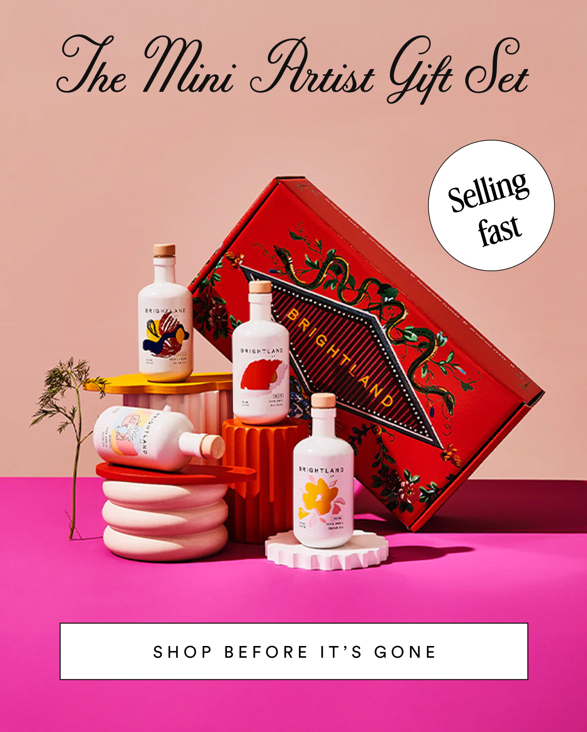 The Mini Artist Gift Set Selling fast SHOP BEFORE IT’S GONE